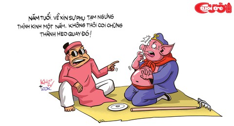 Năm Heo, xem biếm họa về Trư Bát Giới - Ảnh 8. Năm Heo, xem biếm họa về Trư Bát Giới - Ảnh 8.