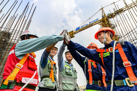 Nhà thầu Hòa Bình đạt 75 triệu giờ công an toàn - Ảnh 3. Nhà thầu Hòa Bình đạt 75 triệu giờ công an toàn - Ảnh 3.