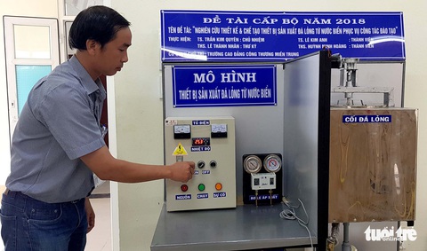 Biến nước biển thành nước đá lỏng - Ảnh 1. Biến nước biển thành nước đá lỏng - Ảnh 1.