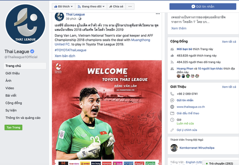 Thủ môn Đặng Văn Lâm sẽ khoác áo CLB Muangthong sau Asian Cup 2019 - Ảnh 2. Thủ môn Đặng Văn Lâm sẽ khoác áo CLB Muangthong sau Asian Cup 2019 - Ảnh 2.
