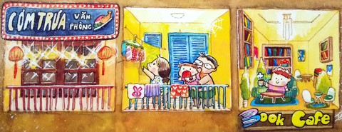 Sóc và bồ câu cùng độc giả nhí khám phá Sài Gòn của em - Ảnh 2. Sóc và bồ câu cùng độc giả nhí khám phá Sài Gòn của em - Ảnh 2.