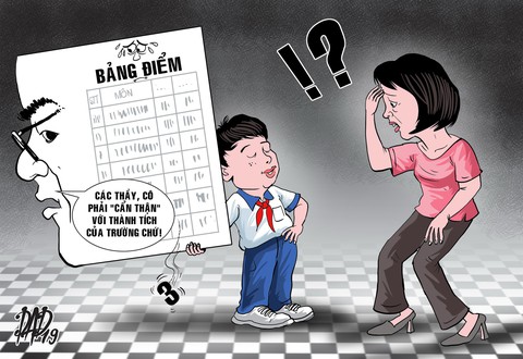 Mẹ đừng lo, các cô sẽ không để con bị điểm thấp - Ảnh 1. Mẹ đừng lo, các cô sẽ không để con bị điểm thấp - Ảnh 1.