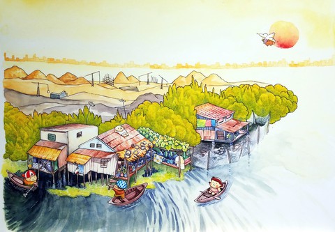 Sóc và bồ câu cùng độc giả nhí khám phá Sài Gòn của em - Ảnh 6. Sóc và bồ câu cùng độc giả nhí khám phá Sài Gòn của em - Ảnh 6.