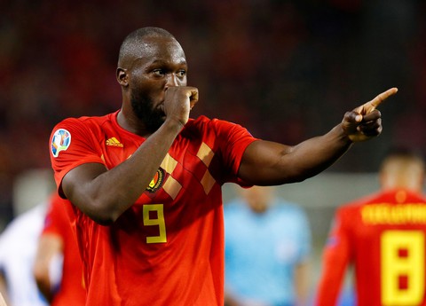 Lukaku lập cú đúp, Bỉ giựt vé đầu tiên dự vòng chung kết Euro 2020 - Ảnh 1. Lukaku lập cú đúp, Bỉ giựt vé đầu tiên dự vòng chung kết Euro 2020 - Ảnh 1.