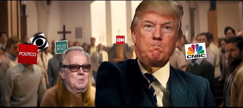 Ông Trump bỗng gặp rắc rối vì clip chế - Ảnh 1. Ông Trump bỗng gặp rắc rối vì clip chế - Ảnh 1.