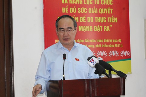 Bí thư Nguyễn Thiện Nhân: Chúng ta đủ sức bảo vệ biển đảo của Tổ quốc - Ảnh 1. Bí thư Nguyễn Thiện Nhân: Chúng ta đủ sức bảo vệ biển đảo của Tổ quốc - Ảnh 1.