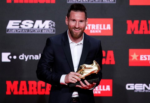 Messi lần thứ 6 đoạt Chiếc giày vàng châu Âu - Ảnh 4. Messi lần thứ 6 đoạt Chiếc giày vàng châu Âu - Ảnh 4.