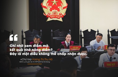 Những câu nói nổi bật trong xét xử vụ án nâng điểm thi Hà Giang - Ảnh 8. Những câu nói nổi bật trong xét xử vụ án nâng điểm thi Hà Giang - Ảnh 8.