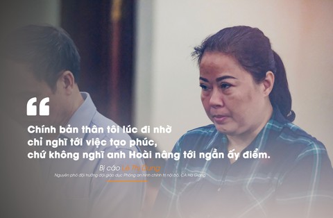 Những câu nói nổi bật trong xét xử vụ án nâng điểm thi Hà Giang - Ảnh 7. Những câu nói nổi bật trong xét xử vụ án nâng điểm thi Hà Giang - Ảnh 7.