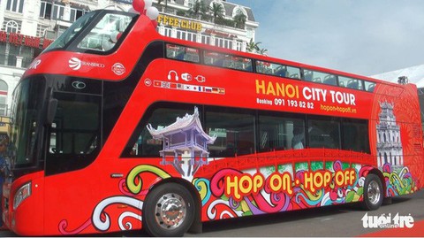 TP.HCM sẽ có xe buýt hai tầng mui trần chở khách du lịch - Ảnh 1. TP.HCM sẽ có xe buýt hai tầng mui trần chở khách du lịch - Ảnh 1.