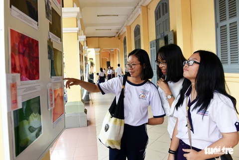 Học trò cấp 3 trổ tài phân loại rác, tìm tuổi cho rác - Ảnh 7. Học trò cấp 3 trổ tài phân loại rác, tìm tuổi cho rác - Ảnh 7.