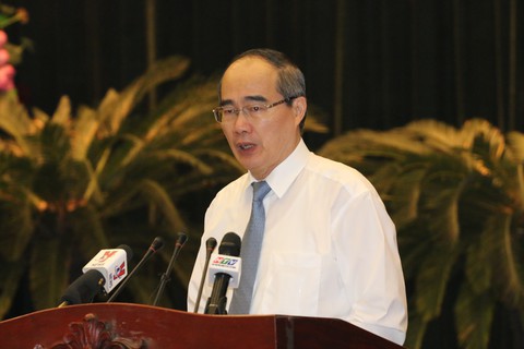 Bí thư Nguyễn Thiện Nhân: Luật pháp về xây dựng, đầu tư, quản lý đất đai còn xung đột - Ảnh 1. Bí thư Nguyễn Thiện Nhân: Luật pháp về xây dựng, đầu tư, quản lý đất đai còn xung đột - Ảnh 1.