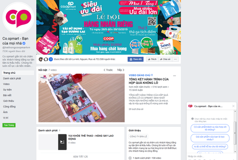 Co.opmart không bán hàng trên Facebook - Ảnh 1. Co.opmart không bán hàng trên Facebook - Ảnh 1.