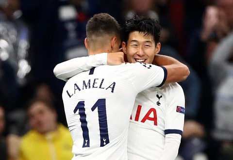 Son Heung Min lập cú đúp, Tottenham thắng đậm Crvena Zvezda - Ảnh 1. Son Heung Min lập cú đúp, Tottenham thắng đậm Crvena Zvezda - Ảnh 1.