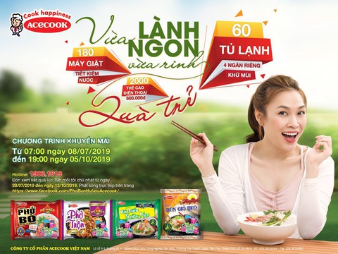 Acecook Việt Nam trao gần 5,8 tỷ đồng quà tặng cho người tiêu dùng - Ảnh 1. Acecook Việt Nam trao gần 5,8 tỷ đồng quà tặng cho người tiêu dùng - Ảnh 1.