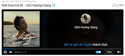 Sau The Voice, GiGi Hương Giang lãng du cùng ‘Anh đưa em đi’ - Ảnh 1. Sau The Voice, GiGi Hương Giang lãng du cùng ‘Anh đưa em đi’ - Ảnh 1.