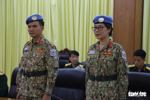 Nữ sĩ quan xinh đẹp của Việt Nam đi gìn giữ hòa bình tại Nam Sudan - Ảnh 2. Nữ sĩ quan xinh đẹp của Việt Nam đi gìn giữ hòa bình tại Nam Sudan - Ảnh 2.