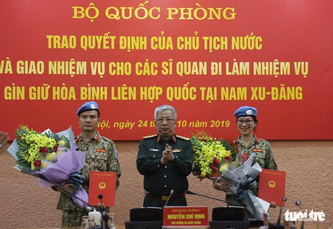 Nữ sĩ quan xinh đẹp của Việt Nam đi gìn giữ hòa bình tại Nam Sudan - Ảnh 1. Nữ sĩ quan xinh đẹp của Việt Nam đi gìn giữ hòa bình tại Nam Sudan - Ảnh 1.