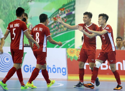 Vượt qua Myanmar, Việt Nam giành vé dự VCK futsal châu Á 2020 - Ảnh 5. Vượt qua Myanmar, Việt Nam giành vé dự VCK futsal châu Á 2020 - Ảnh 5.