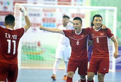Vượt qua Myanmar, Việt Nam giành vé dự VCK futsal châu Á 2020 - Ảnh 1. Vượt qua Myanmar, Việt Nam giành vé dự VCK futsal châu Á 2020 - Ảnh 1.
