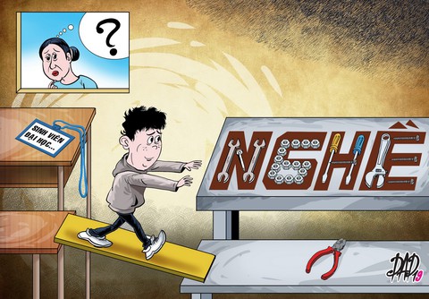 Cháu tôi muốn bỏ ngang đại học để đi học nghề, khuyên làm sao? - Ảnh 1. Cháu tôi muốn bỏ ngang đại học để đi học nghề, khuyên làm sao? - Ảnh 1.