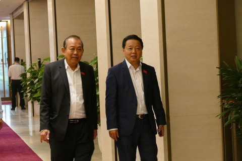 Bộ trưởng Trần Hồng Hà muốn dành ghế Quốc hội cho đại biểu chuyên trách - Ảnh 1. Bộ trưởng Trần Hồng Hà muốn dành ghế Quốc hội cho đại biểu chuyên trách - Ảnh 1.