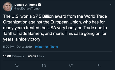 Ông Trump ca ngợi chiến thắng đẹp trong thương mại với châu Âu - Ảnh 2. Ông Trump ca ngợi chiến thắng đẹp trong thương mại với châu Âu - Ảnh 2.