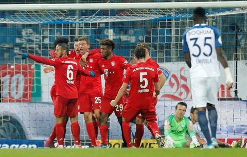 Bayern Munich vất vả hạ 10 cầu thủ Bochum ở Cúp quốc gia Đức - Ảnh 2. Bayern Munich vất vả hạ 10 cầu thủ Bochum ở Cúp quốc gia Đức - Ảnh 2.