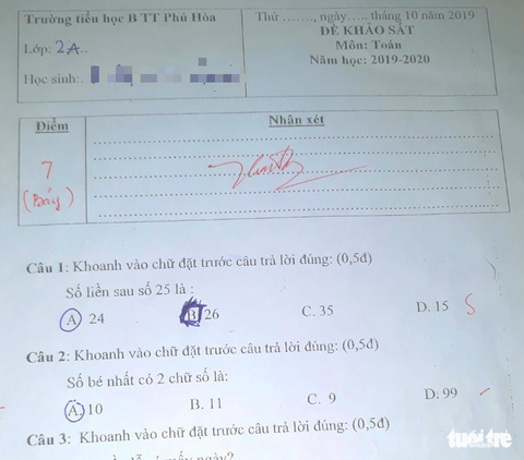 Bất ngờ vụ cha xin cho con ở lại lớp 1: bé đạt chuẩn học lớp 2 - Ảnh 1. Bất ngờ vụ cha xin cho con ở lại lớp 1: bé đạt chuẩn học lớp 2 - Ảnh 1.