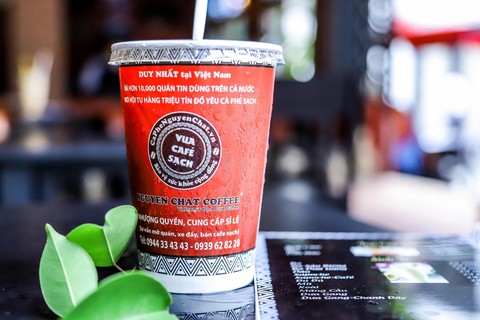 Cafe nhượng quyền 0 đồng Nguyen Chat Coffee & Tea dùng 100% ly giấy - Ảnh 6. Cafe nhượng quyền 0 đồng Nguyen Chat Coffee & Tea dùng 100% ly giấy - Ảnh 6.