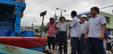 Tâm bão Quy Nhơn ngổn ngang sau mưa gió, 18 tàu cá Phú Yên chìm - Ảnh 7. Tâm bão Quy Nhơn ngổn ngang sau mưa gió, 18 tàu cá Phú Yên chìm - Ảnh 7.