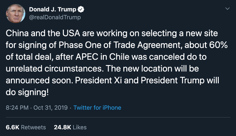 Ông Trump: Chủ tịch Tập và tôi sẽ ký thỏa thuận thương mại - Ảnh 2. Ông Trump: Chủ tịch Tập và tôi sẽ ký thỏa thuận thương mại - Ảnh 2.