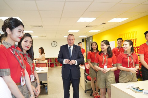 Ngắm kỹ Học viện Hàng không Vietjet - Ảnh 7. Ngắm kỹ Học viện Hàng không Vietjet - Ảnh 7.