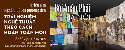 Triển lãm tranh Bùi Xuân Phái sử dụng công nghệ 3D mapping - Ảnh 1. Triển lãm tranh Bùi Xuân Phái sử dụng công nghệ 3D mapping - Ảnh 1.