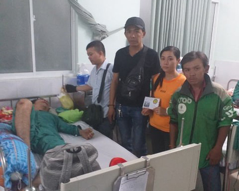 Người hùng của hơn 200 anh em xe ôm công nghệ - Ảnh 2. Người hùng của hơn 200 anh em xe ôm công nghệ - Ảnh 2.
