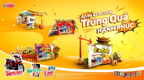 Ăn mì Acecook trúng ngay xe sang, điện thoại xịn - Ảnh 1. Ăn mì Acecook trúng ngay xe sang, điện thoại xịn - Ảnh 1.