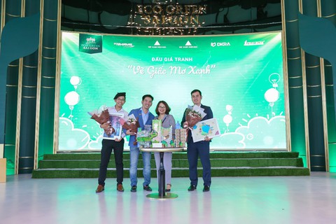 Hơn 10.000 người cùng vẽ giấc mơ xanh gây quỹ hoạt động môi trường - Ảnh 3. Hơn 10.000 người cùng vẽ giấc mơ xanh gây quỹ hoạt động môi trường - Ảnh 3.