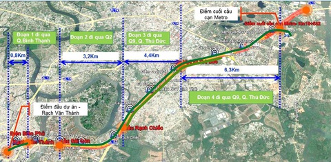Tuyến metro số 1 sẽ được phủ xanh dọc chiều dài 14,7km - Ảnh 1. Tuyến metro số 1 sẽ được phủ xanh dọc chiều dài 14,7km - Ảnh 1.