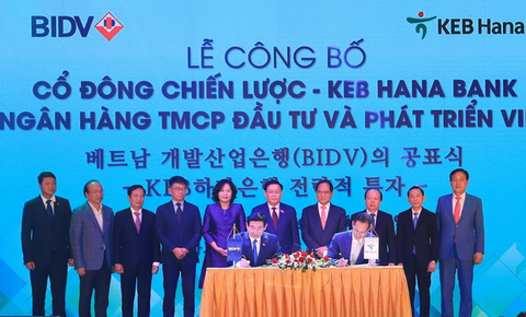 KEB Hana Bank Hàn Quốc sở hữu 15% vốn BIDV - Ảnh 1. KEB Hana Bank Hàn Quốc sở hữu 15% vốn BIDV - Ảnh 1.