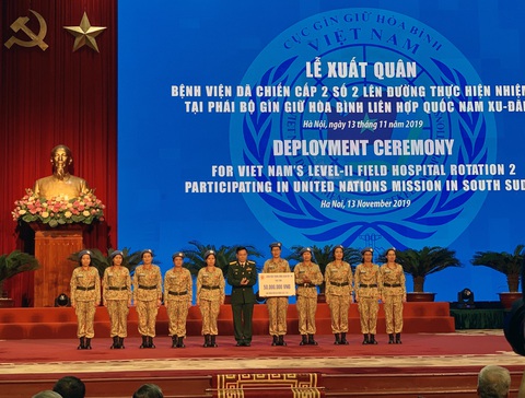 Thêm 63 quân nhân làm nhiệm vụ gìn giữ hòa bình tại Nam Sudan - Ảnh 2. Thêm 63 quân nhân làm nhiệm vụ gìn giữ hòa bình tại Nam Sudan - Ảnh 2.