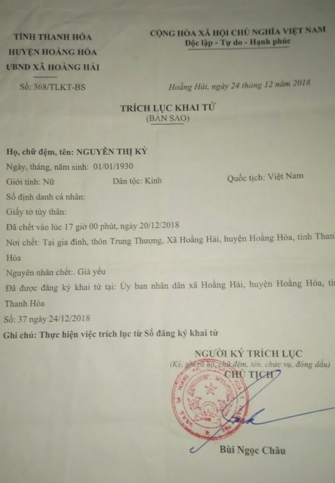 Mẹ liệt sĩ qua đời gần 1 năm, người thân chưa nhận đủ tiền mai táng phí - Ảnh 2. Mẹ liệt sĩ qua đời gần 1 năm, người thân chưa nhận đủ tiền mai táng phí - Ảnh 2.