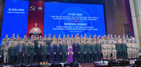 Thêm 63 quân nhân làm nhiệm vụ gìn giữ hòa bình tại Nam Sudan - Ảnh 1. Thêm 63 quân nhân làm nhiệm vụ gìn giữ hòa bình tại Nam Sudan - Ảnh 1.