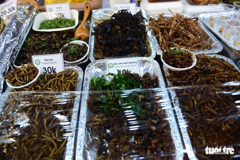 Chiêu đãi thực khách quốc tế với bánh căn, đuông dừa, bọ cạp chiên... - Ảnh 7. Chiêu đãi thực khách quốc tế với bánh căn, đuông dừa, bọ cạp chiên... - Ảnh 7.