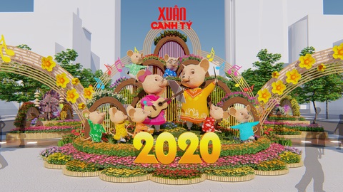 Đường hoa Nguyễn Huệ Tết 2020 có gì mới? - Ảnh 1. Đường hoa Nguyễn Huệ Tết 2020 có gì mới? - Ảnh 1.