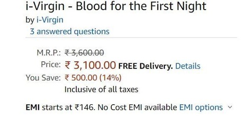Dân Ấn giận dữ với viên nang Máu cho đêm đầu tiên của Amazon - Ảnh 2. Dân Ấn giận dữ với viên nang Máu cho đêm đầu tiên của Amazon - Ảnh 2.