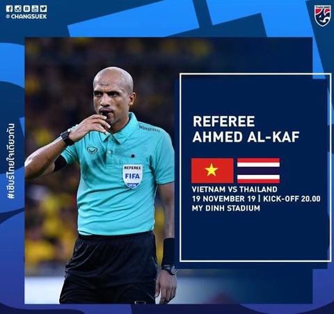 Trọng tài đẹp trai Ahmed Al-Kaf sẽ cầm còi trận Việt Nam - Thái Lan - Ảnh 1. Trọng tài đẹp trai Ahmed Al-Kaf sẽ cầm còi trận Việt Nam - Thái Lan - Ảnh 1.