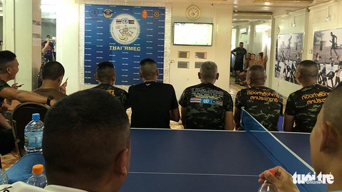 Bác sĩ Việt ở Nam Sudan cổ vũ đội nhà ở ngay... đại đội Công binh Thái Lan - Ảnh 1. Bác sĩ Việt ở Nam Sudan cổ vũ đội nhà ở ngay... đại đội Công binh Thái Lan - Ảnh 1.