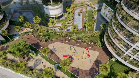 Khu giải trí cho trẻ em rộng gần 6000 m2 tại tổ hợp Wellness & Fresh resort giữa Quận 7 - Ảnh 3. Khu giải trí cho trẻ em rộng gần 6000 m2 tại tổ hợp Wellness & Fresh resort giữa Quận 7 - Ảnh 3.