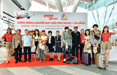 Vietjet khai trương đường bay thẳng Đà Nẵng - Tokyo - Ảnh 1. Vietjet khai trương đường bay thẳng Đà Nẵng - Tokyo - Ảnh 1.