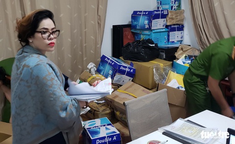 Công an đề nghị các nạn nhân của Công ty Angel Lina tố giác - Ảnh 1. Công an đề nghị các nạn nhân của Công ty Angel Lina tố giác - Ảnh 1.